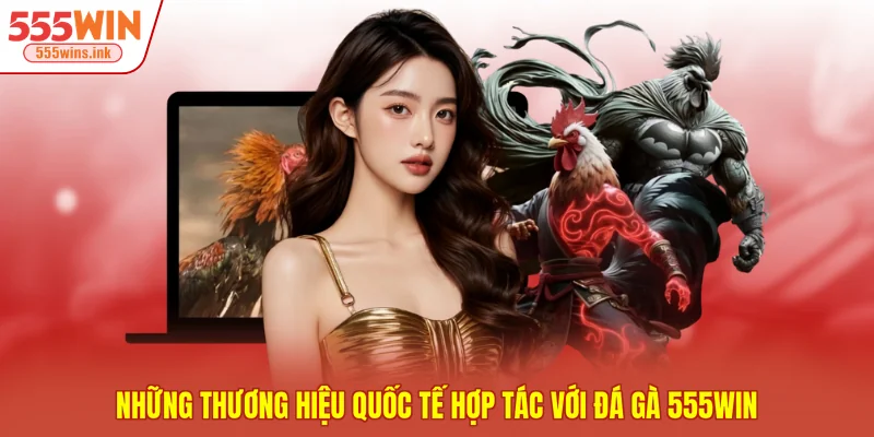 Những thương hiệu quốc tế hợp tác với đá gà 555WIN  